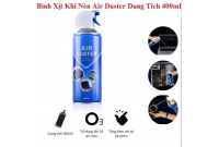 BÌNH XỊT vệ sinh Khí Nén Air Duster, khí O3 không gây cháy - 400ML